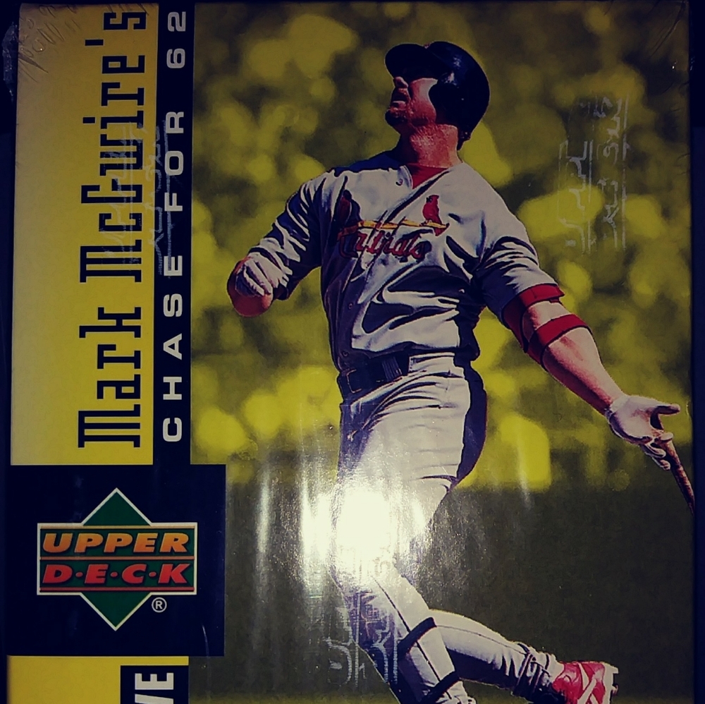 1998 mark mcgwire upper deck chase for 62 set